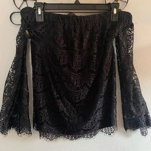 Lace Off the Shoulder Top